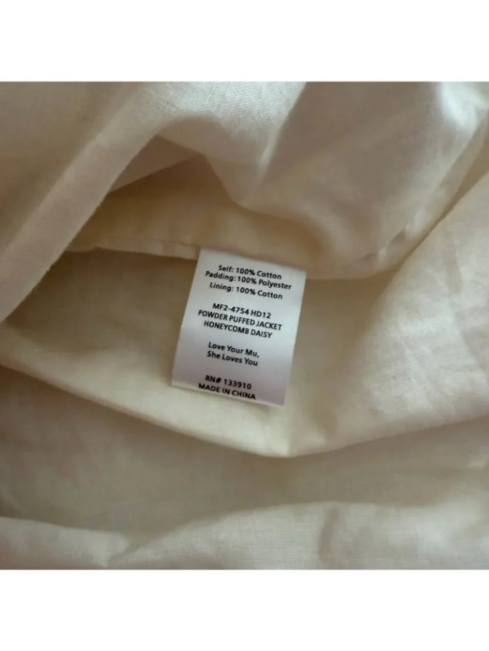 Show Me Your Mumu Powder Puffed Jacket Size Small Pink Multicolor Retro